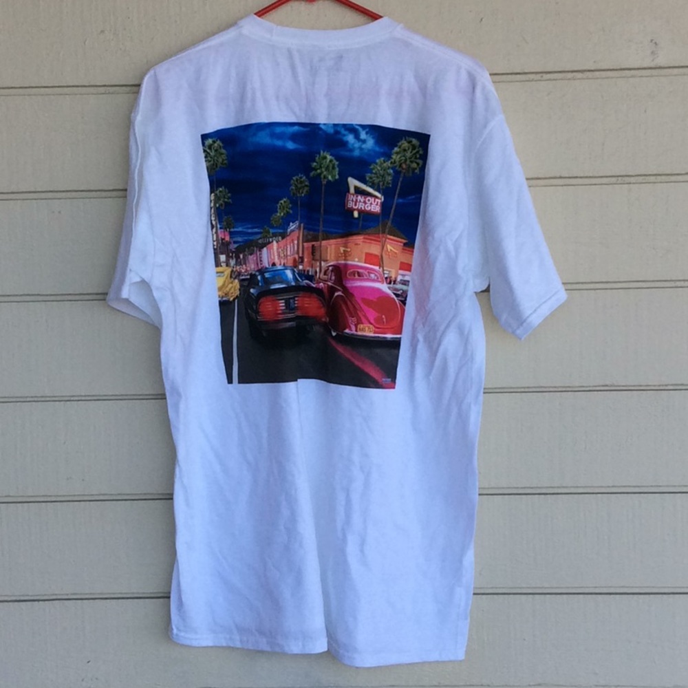 In N Out California Burger T Shirt Sz Large